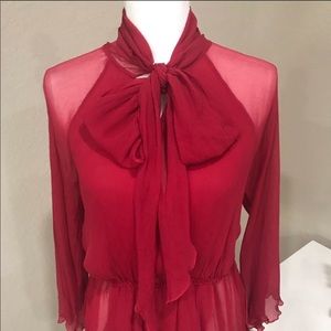 BCBG MAXAZRIA sheer shirt✨